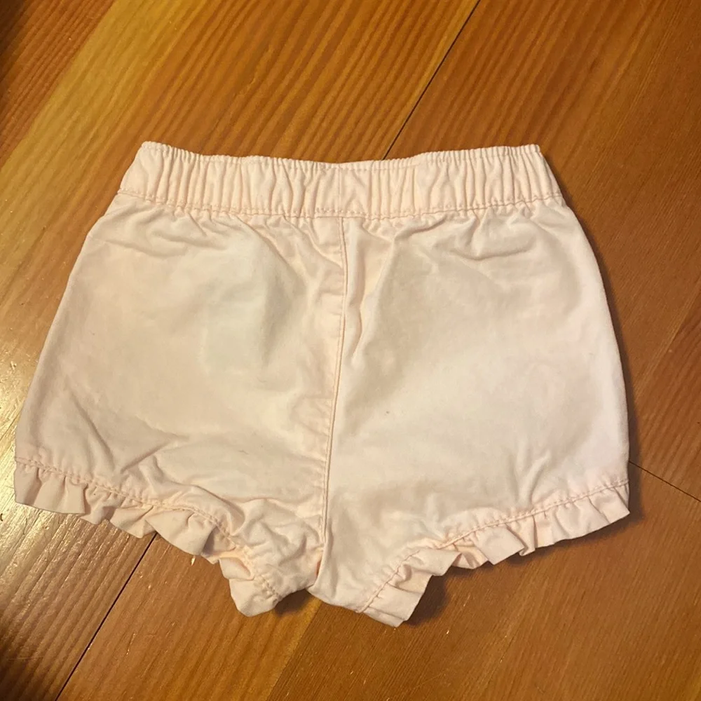 Old navy light pink cotton ruffle shorts